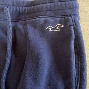 Hollister  navy fleece joggers